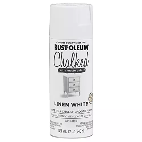 Rust-Oleum Ultra Matte Chalk Spray Paint 340 g Linen White, 302591