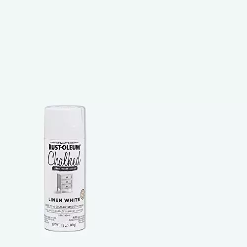 Rust-Oleum Ultra Matte Chalk Spray Paint 340 g Linen White, 302591