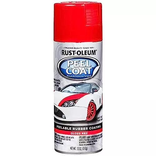 Rust-Oleum PEEL COAT Temporary Peelable Coating Spray Paint 312 g Gloss Red, 311260
