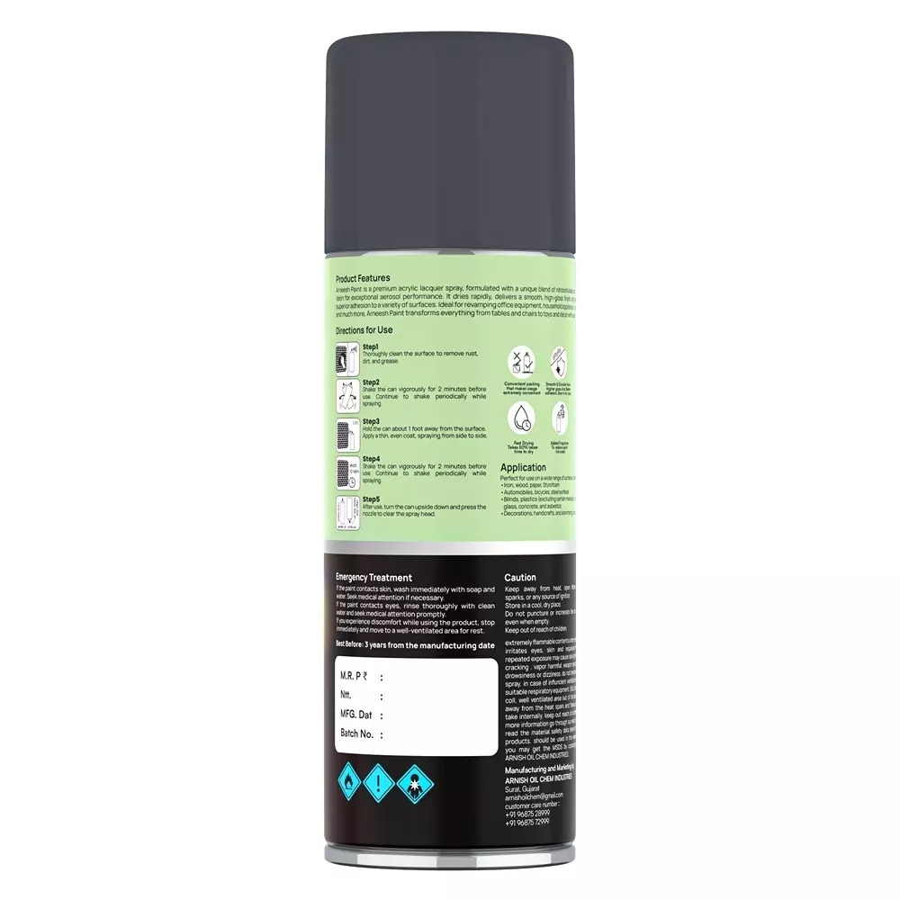 arneesh-acrylic-spray-paint-400-ml-gloss-finish-quick-dry-multi-surface-clear-coat-graphite-grey