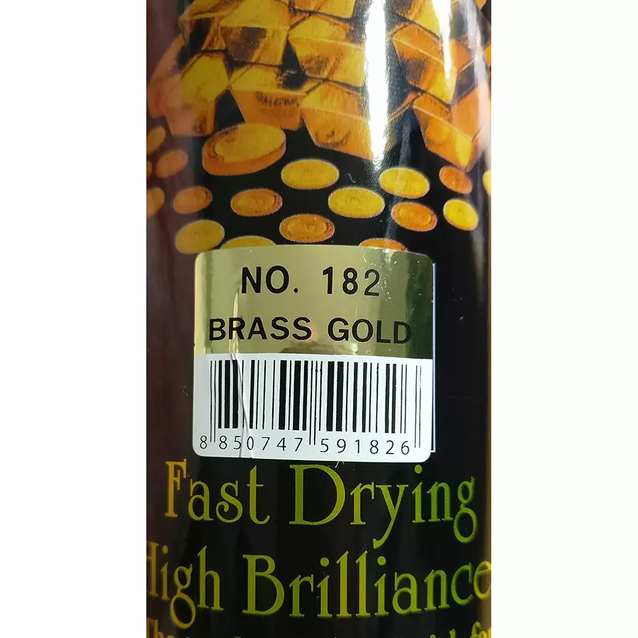 BOSNY 200 ml Aerosol Spray Paint Gold, TK - 7