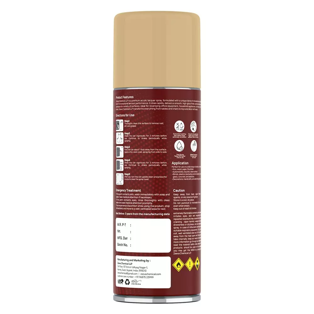 zeeva-acrylic-spray-paint-400-ml-gloss-finish-quick-dry-beige