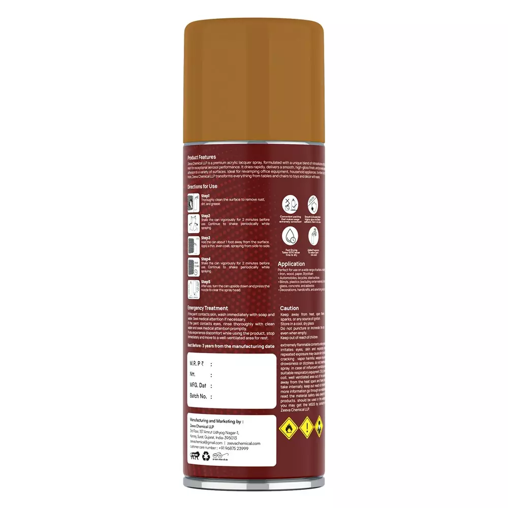 zeeva-acrylic-spray-paint-400-ml-gloss-finish-quick-dry-golden-brown
