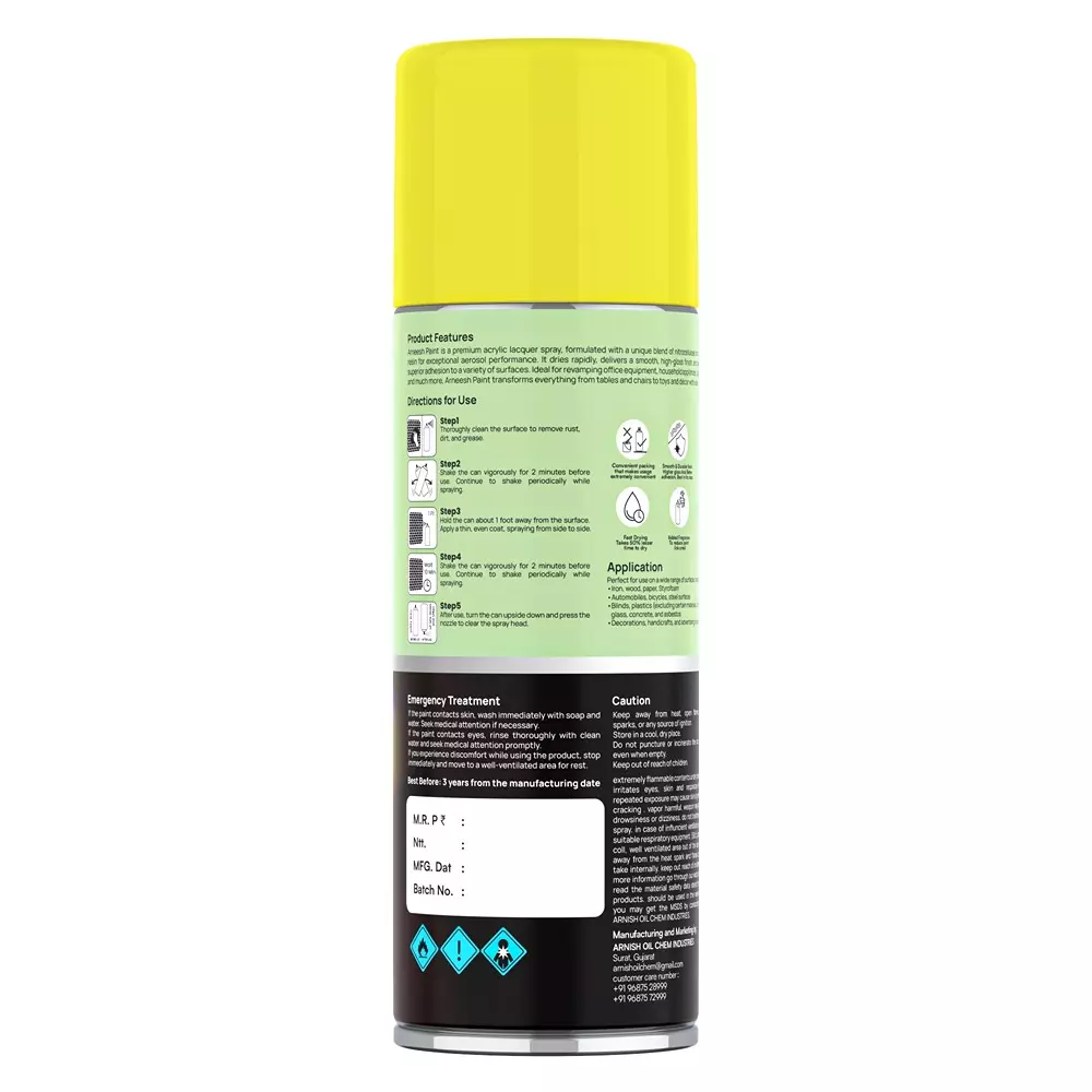 arneesh-acrylic-spray-paint-400-ml-gloss-finish-quick-dry-multi-surface-clear-coat-jasmine-yellow