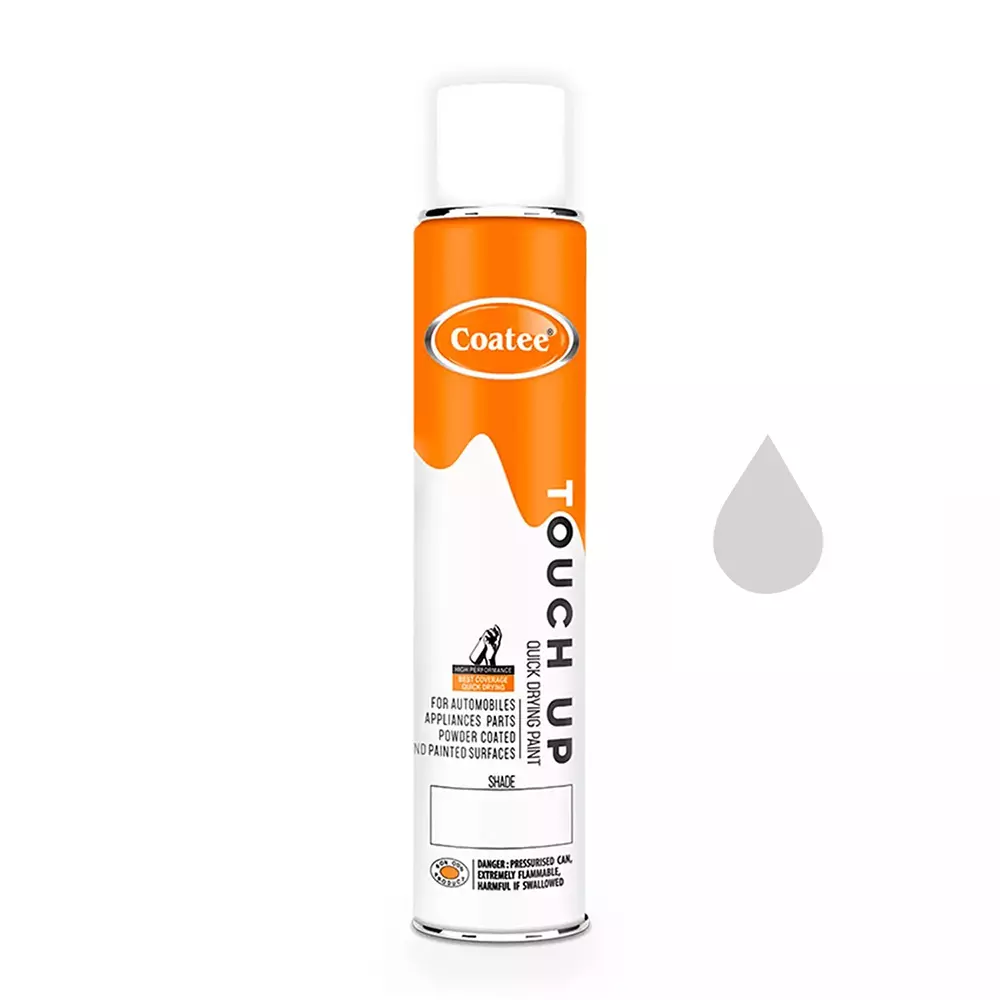 Coatee COAT-13 Bright Silver Gloss Multi Purpose General Touchup Spray Paint  440 ml