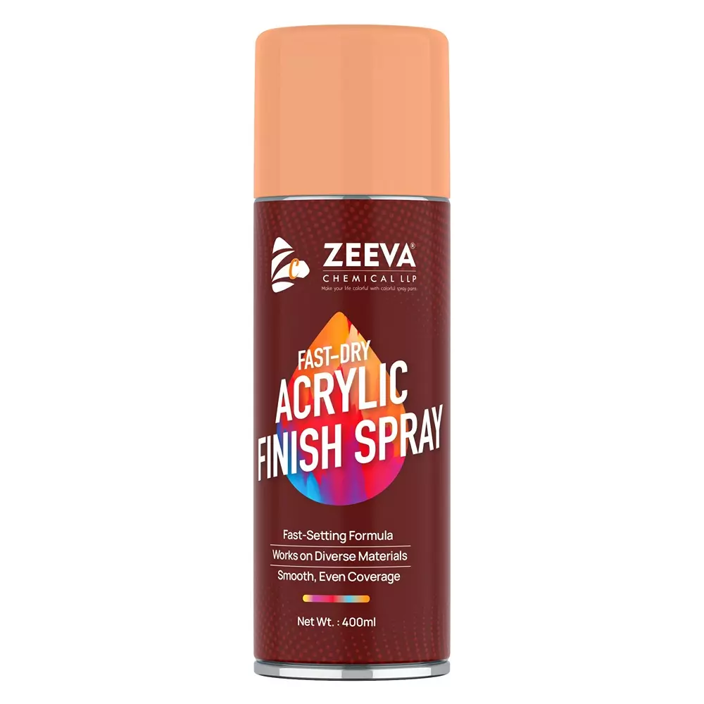 Zeeva Acrylic Spray Paint 400 ml Gloss Finish Quick Dry Copper Pearl