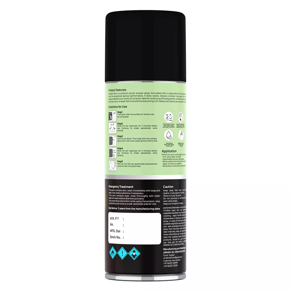 arneesh-acrylic-spray-paint-400-ml-gloss-finish-quick-dry-multi-surface-clear-coat-black-matt