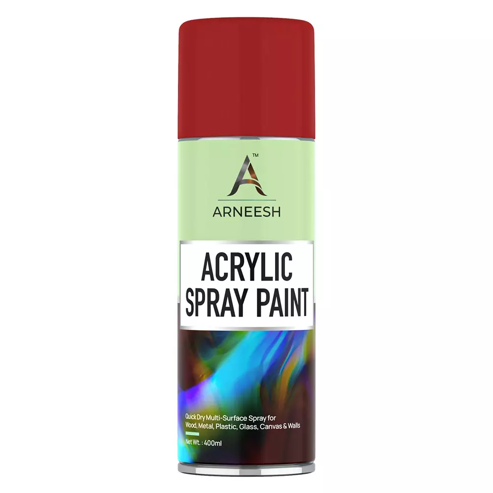 ARNEESH Acrylic Spray Paint 400 ml Gloss Finish Quick Dry Multi Surface Clear Coat