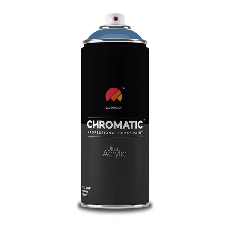 Om Aerosol Chromatic Ultra Acrylic Aerosol Professional Spray Paint 400 ml Brilliant Blue Color, CH-5007