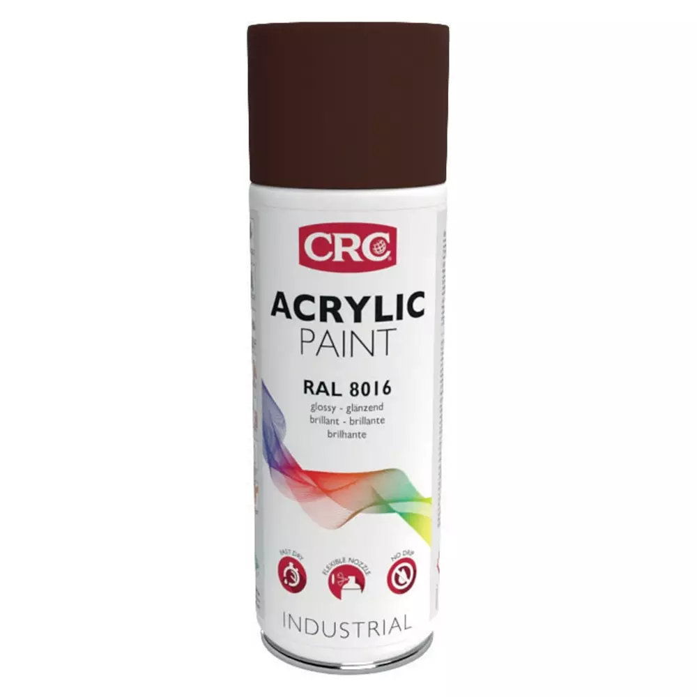 CRC 400 ml RAL 8016 Brown Gloss Spray Paint, 32158