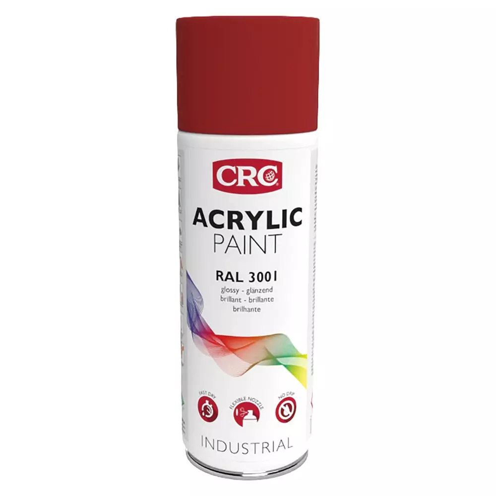 CRC 400 ml RAL 3001 Red Gloss Spray Paint, 33270