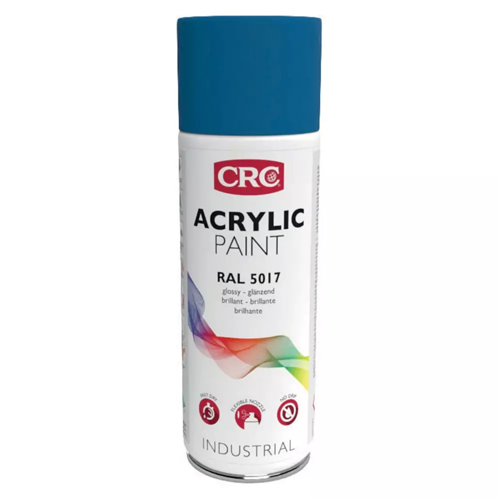 CRC 400 ml RAL 5017 Blue Gloss Spray Paint, 32155