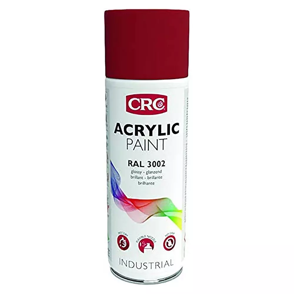 CRC 400 ml RAL 3002 Red Hard Wearing Spray Paint, 30475