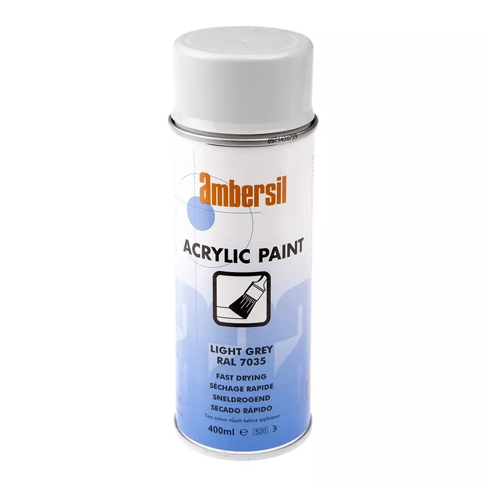 Ambersil 400 ml Grey Gloss Spray Paint, 31653-AJ