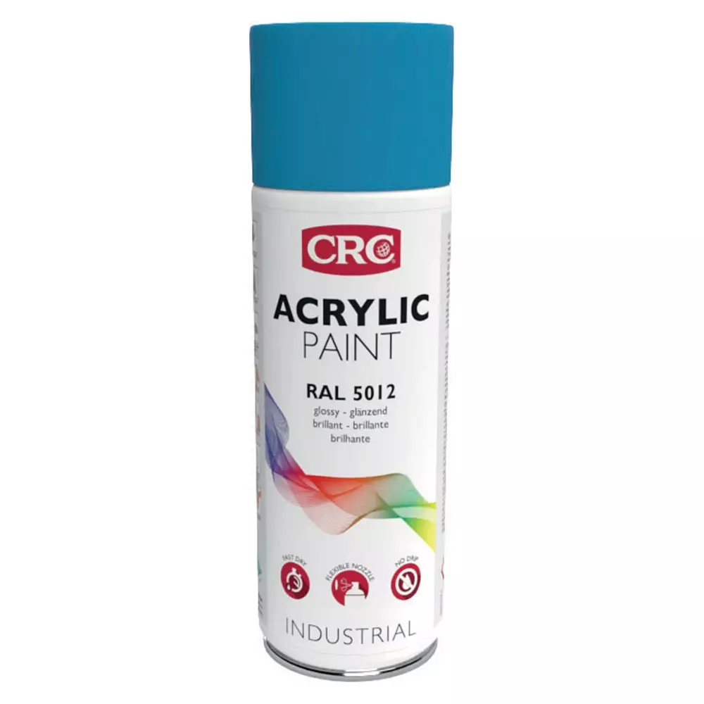 CRC 400 ml RAL 5012 Blue Gloss Spray Paint, 32140