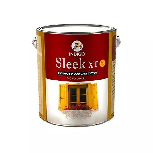Indigo 1 L Sleek XT Exterior 2 Pack PU Paint Matt Finish, INDIGO00957