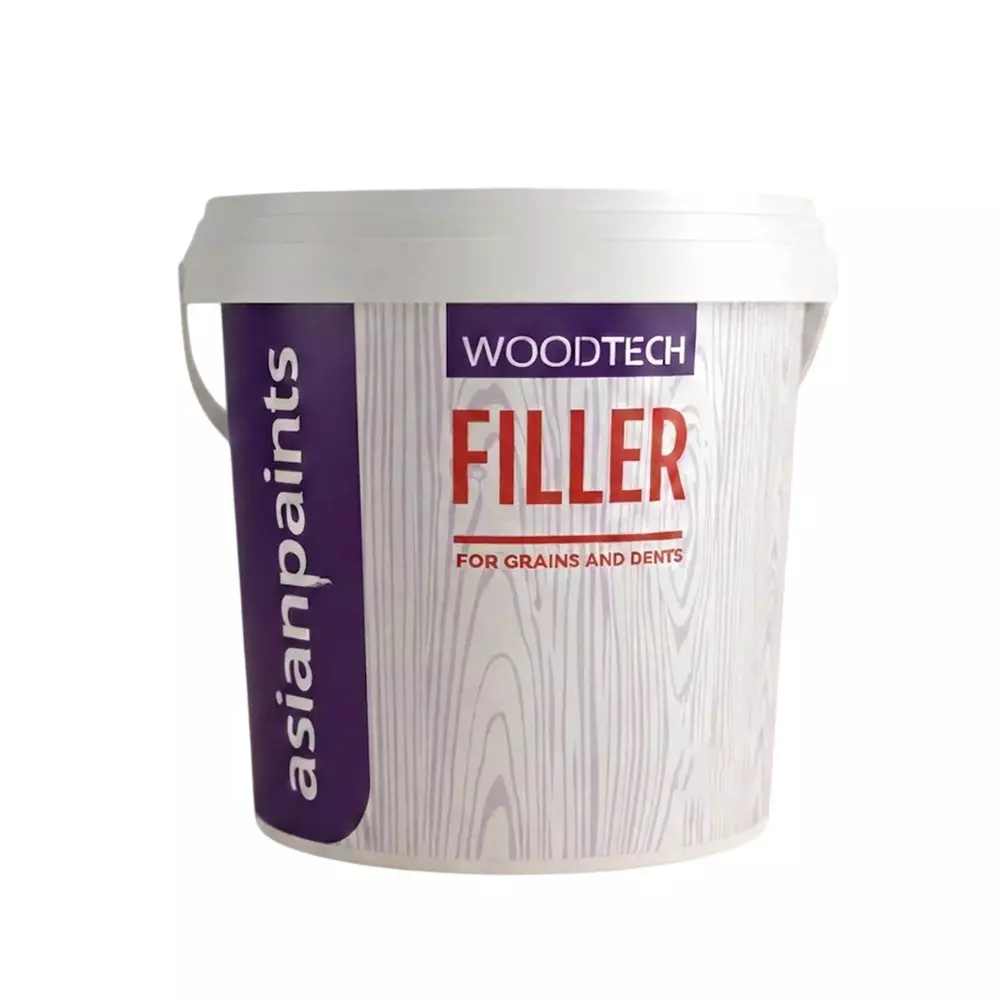 Asian Paints WoodTech Filler Water-Based 3 mm Crack Coverage Width 1 Kg White Color