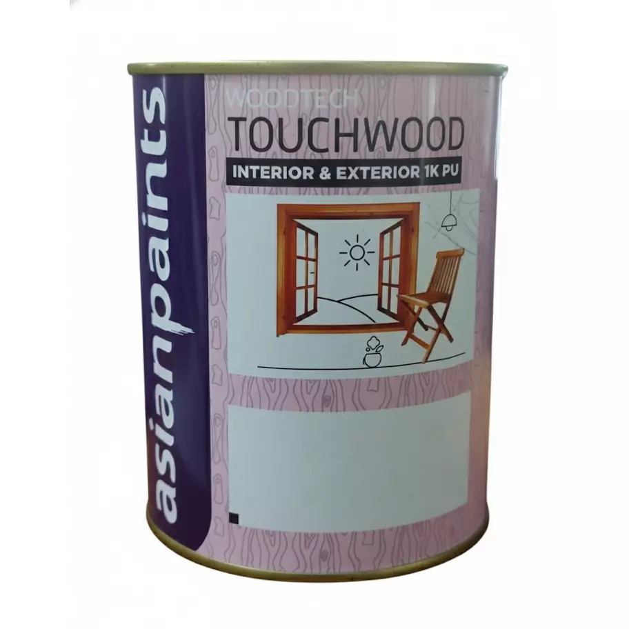 Asian Paints Gr-1 Series 1 L Clear Glossy Woodtech Touch Paint, 0562