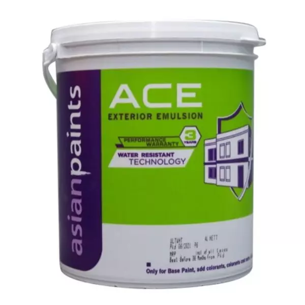 Buy Asian Paints 0051 Ace Exterior Emulsion AC 2 G (4 Litre Pack) from Industrybuying.com