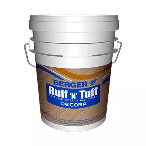 Berger Ruff-N-Tuff Decora 30 Kg Off White Exterior Wall Paint Bucket, N04