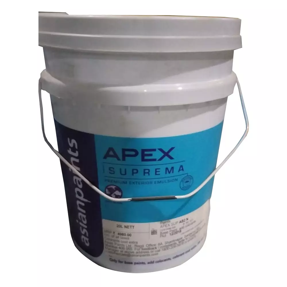 Buy Asian Paints Apex 20 L White Interior Paint Online in India at Best Prices