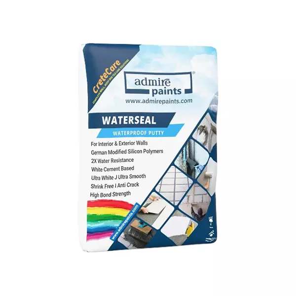 ADMIRE PAINTS Waterseal Wall Putty Powder Waterproof Type White