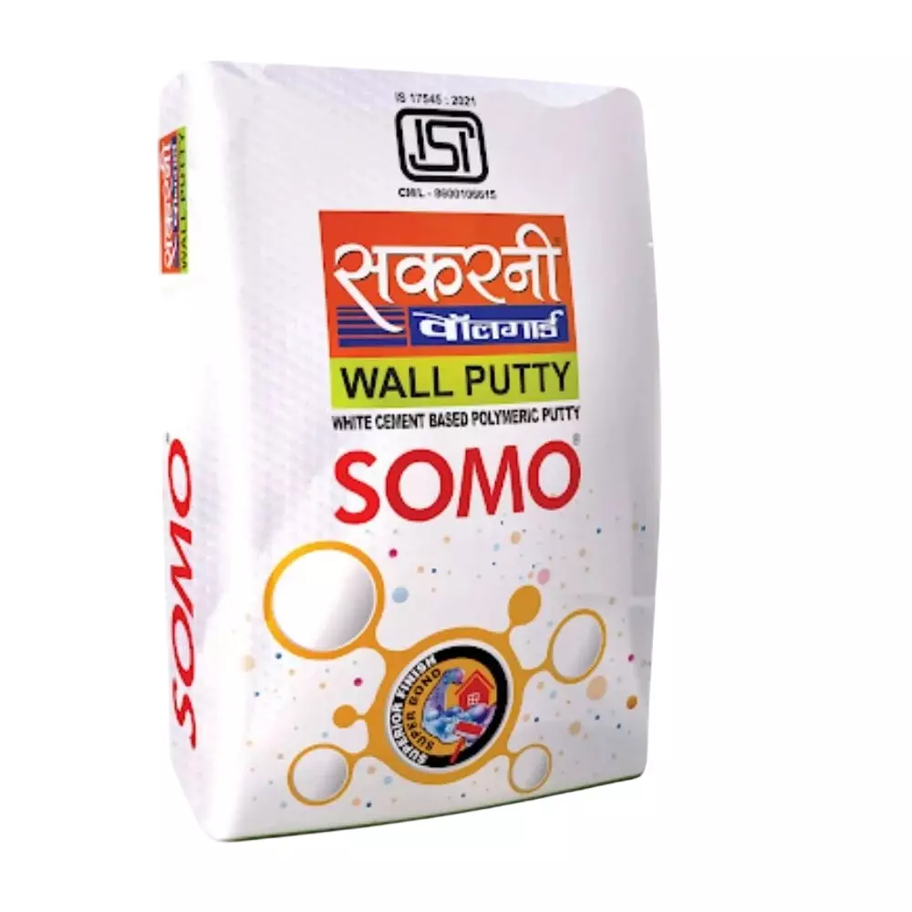 Sakarni Somo Wall Putty White Cement Based Polymeric 40 Kg Weight