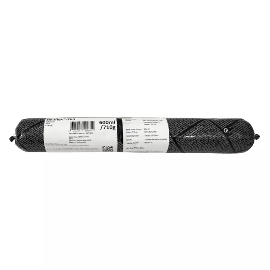 SIKAFLEX 265 Black Mineral Glass Glazing Window Sealant – Bus, Truck, Camper, RV – Made In Switzerland