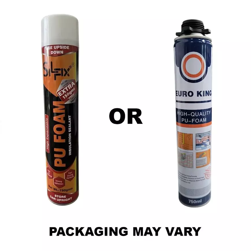 GENERIC 750 ml Can PU Foam Sealant Spray for Joint filling (Pack of 6 Pcs)