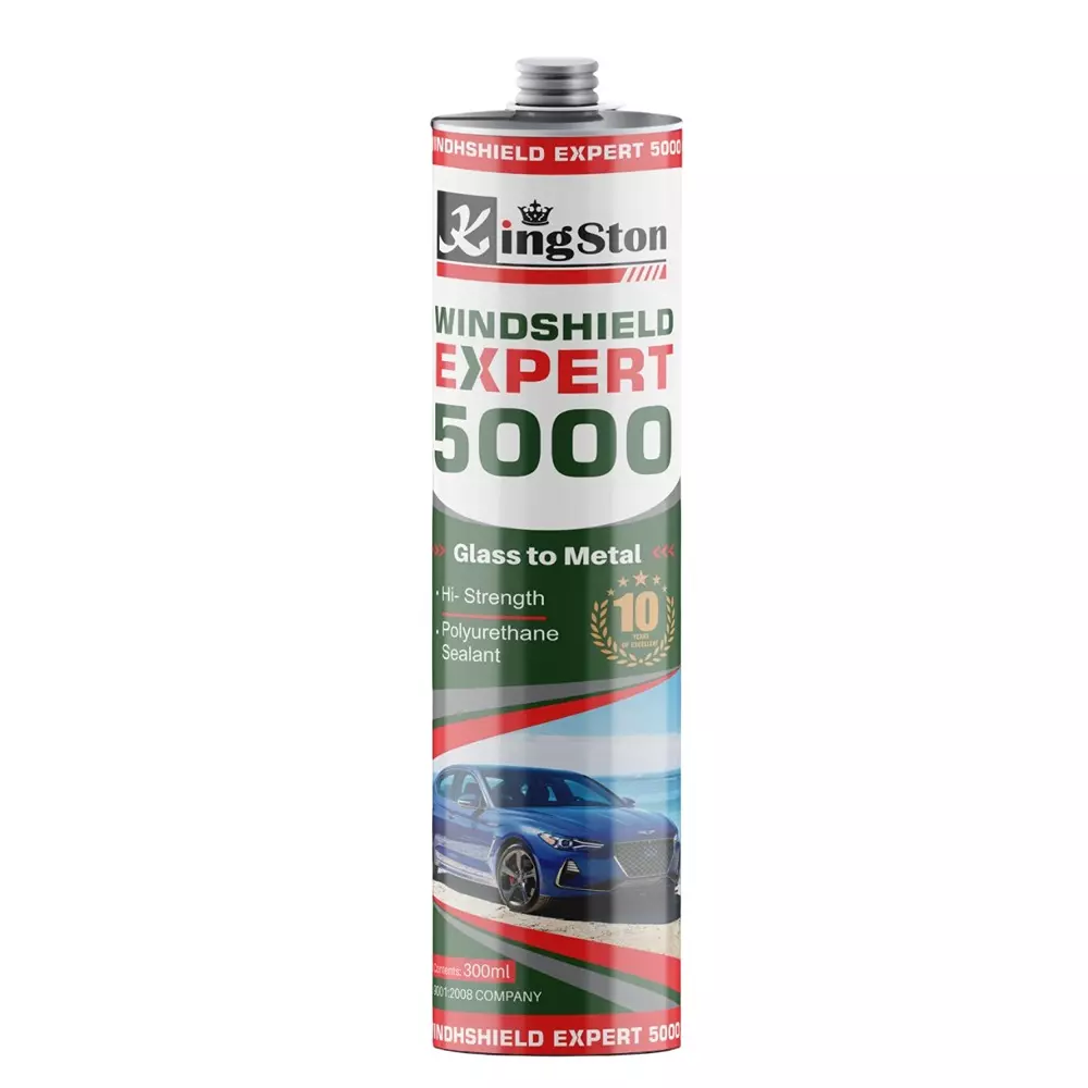 Kingston Windshield Expert 5000 Polyurethane Sealant 300 ml Black (Pack of 25 Pcs)