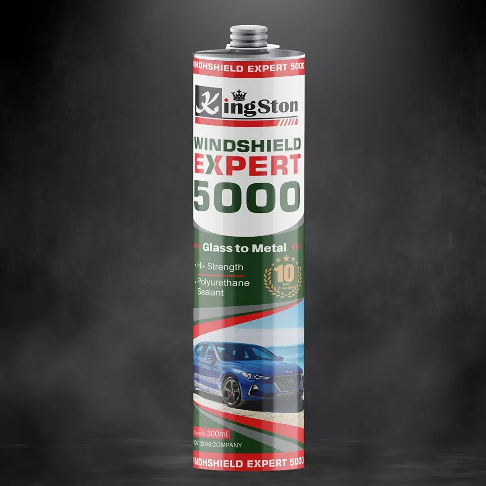 Kingston Windshield Expert 5000 Polyurethane Sealant 300 ml Black (Pack of 25 Pcs)