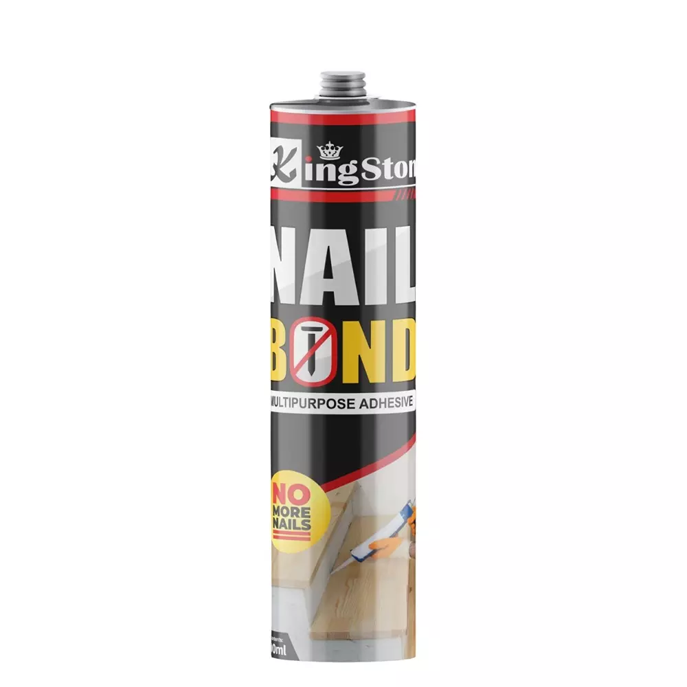 Kingston Nail Bond Multipurpose Adhesive 300 ml Beige (Pack of 24 Pcs)