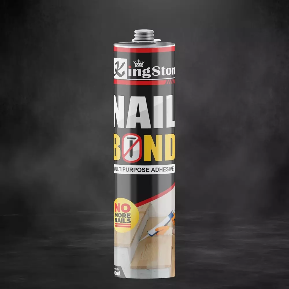 Kingston Nail Bond Multipurpose Adhesive 300 ml Beige (Pack of 24 Pcs)
