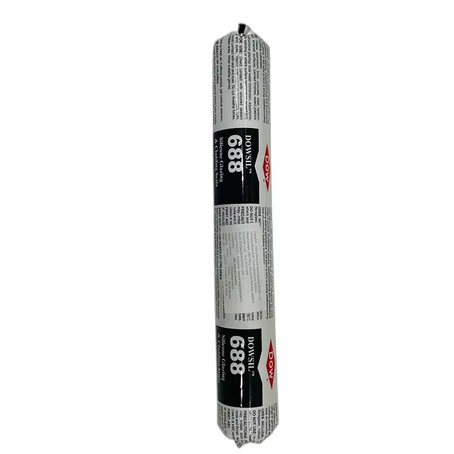 Dow Corning 688 Silicone Glazing and Cladding Sealant 1 Kg Black, 200 KSI Tensile Strength