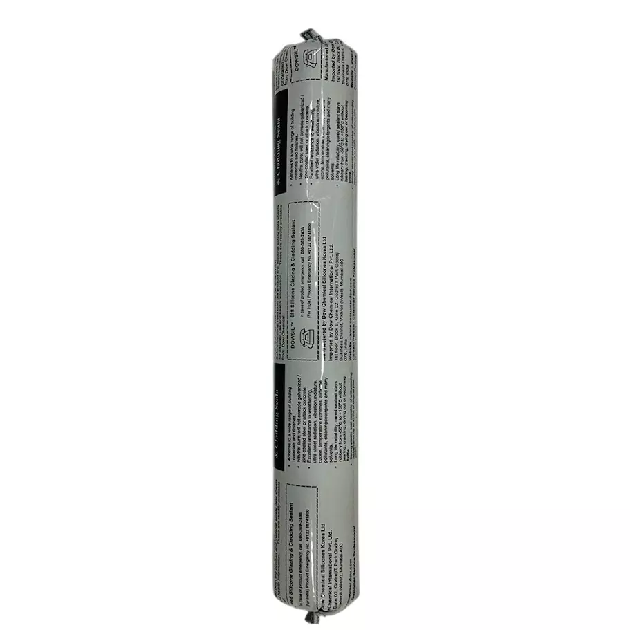 Dow Corning 688 Silicone Glazing and Cladding Sealant 1 Kg Black, 200 KSI Tensile Strength