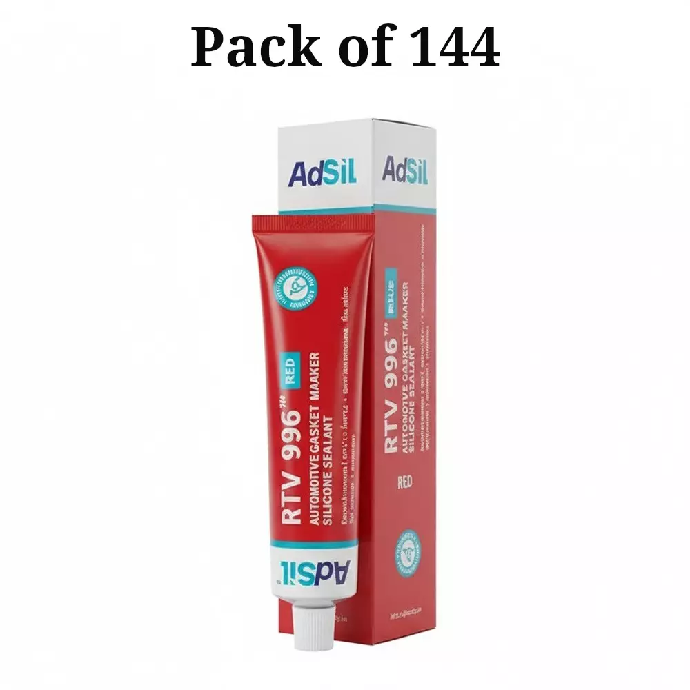 adsil-85-g-each-rtv-996-silicone-sealant-automotive-gasket-maker-red-for-commercial-purpose-pack-of-144
