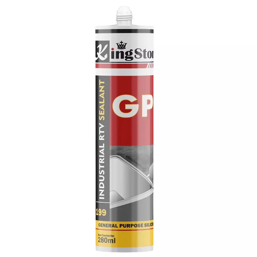 Kingston Industrial RTV Silicone Sealant 260 ml White, GP 199 (Pack of 25 Pcs)