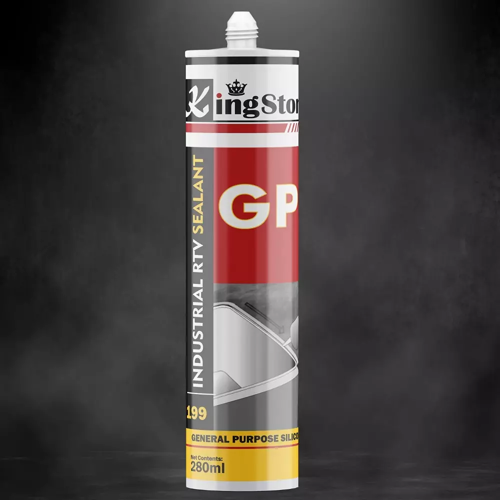 Kingston Industrial RTV Silicone Sealant 260 ml White, GP 199 (Pack of 25 Pcs)