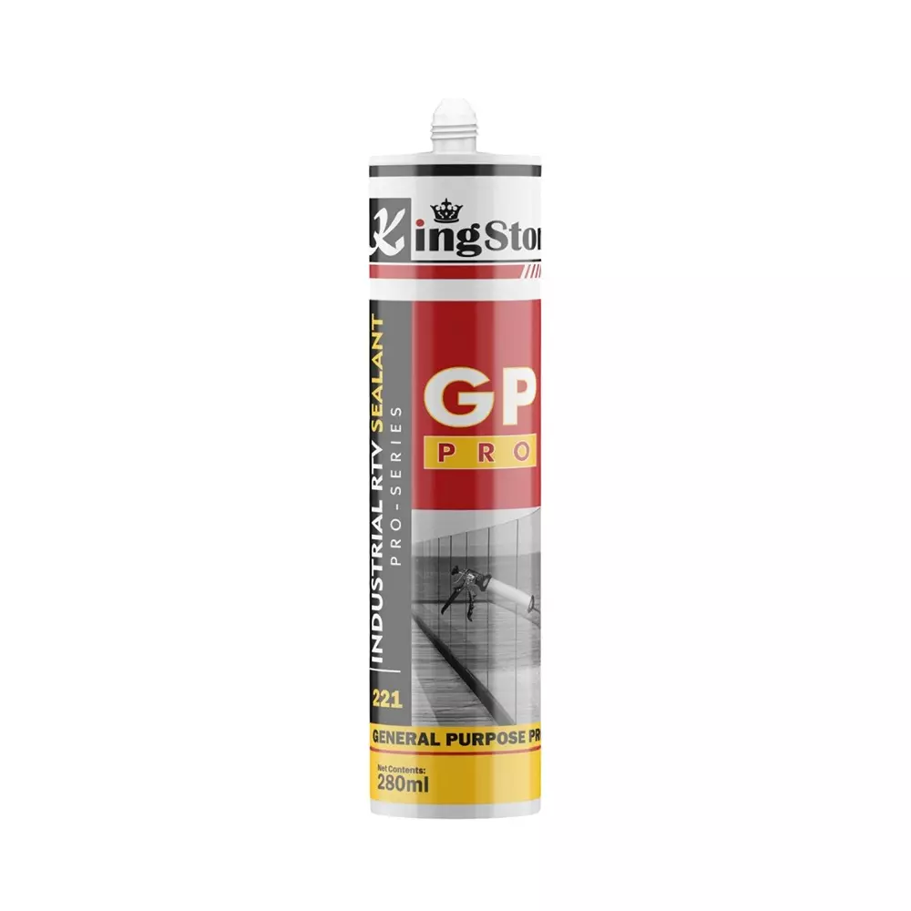 Kingston Industrial RTV Silicone Sealant 280 ml White, GP Pro 221 (Pack of 25 Pcs)