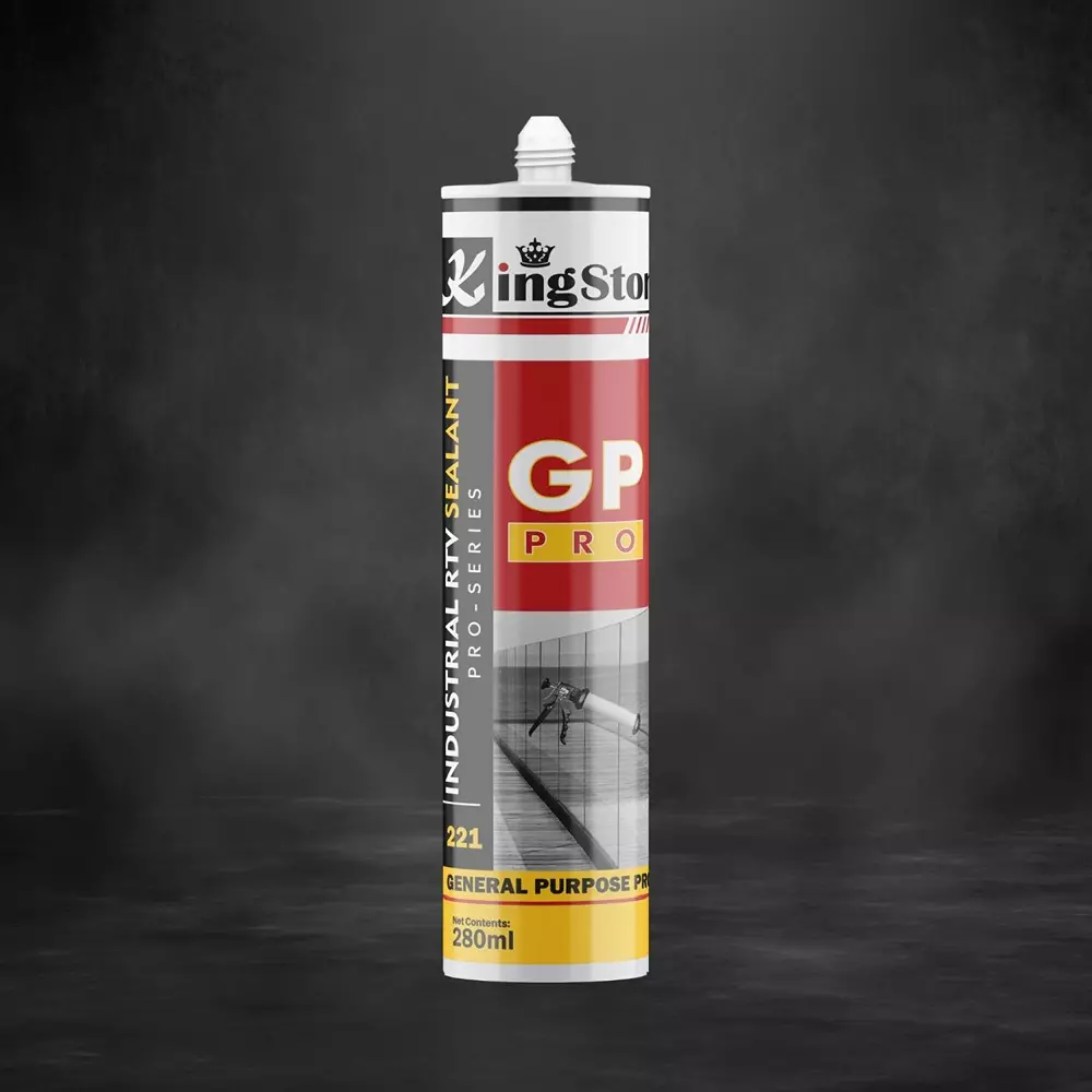 Kingston Industrial RTV Silicone Sealant 280 ml White, GP Pro 221 (Pack of 25 Pcs)