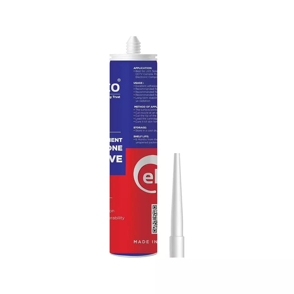 Electo 2036 RTV Silicon Sealant White Paste Item Form 300 ml Cartridge Packaging Type