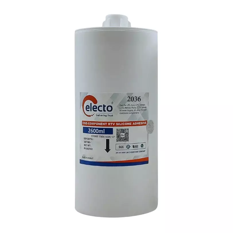 Electo 2036 RTV Silicon Sealant White Liquid Item Form 2.6 L Can Packaging Type