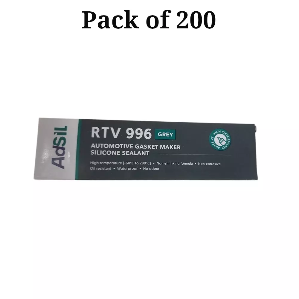 adsil-25-g-each-rtv-996-silicone-sealant-automotive-gasket-maker-grey-for-commercial-purpose-pack-of-200