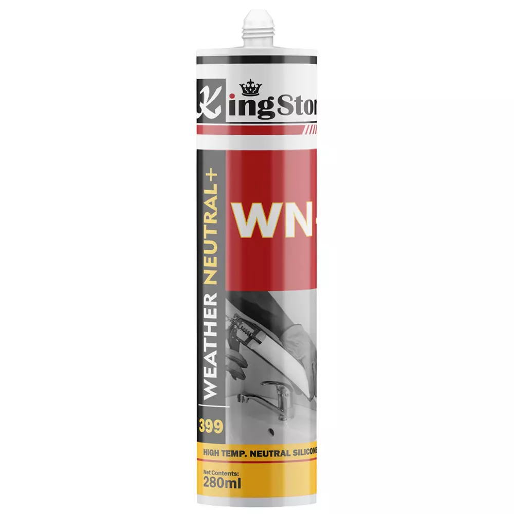 Kinston Silicone Sealant Weather Neutral 280 ml Clear, WN+ 399 (Pack of 25 Pcs)