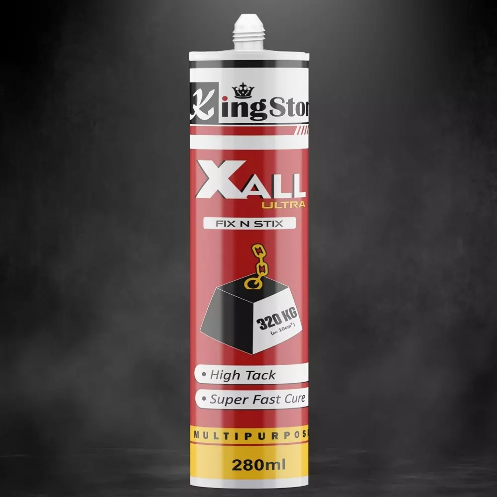 Kingston X-ALL Ultra 999 Sealant Adhesive 280 ml Crystal Clear (Pack of 25 Pcs)