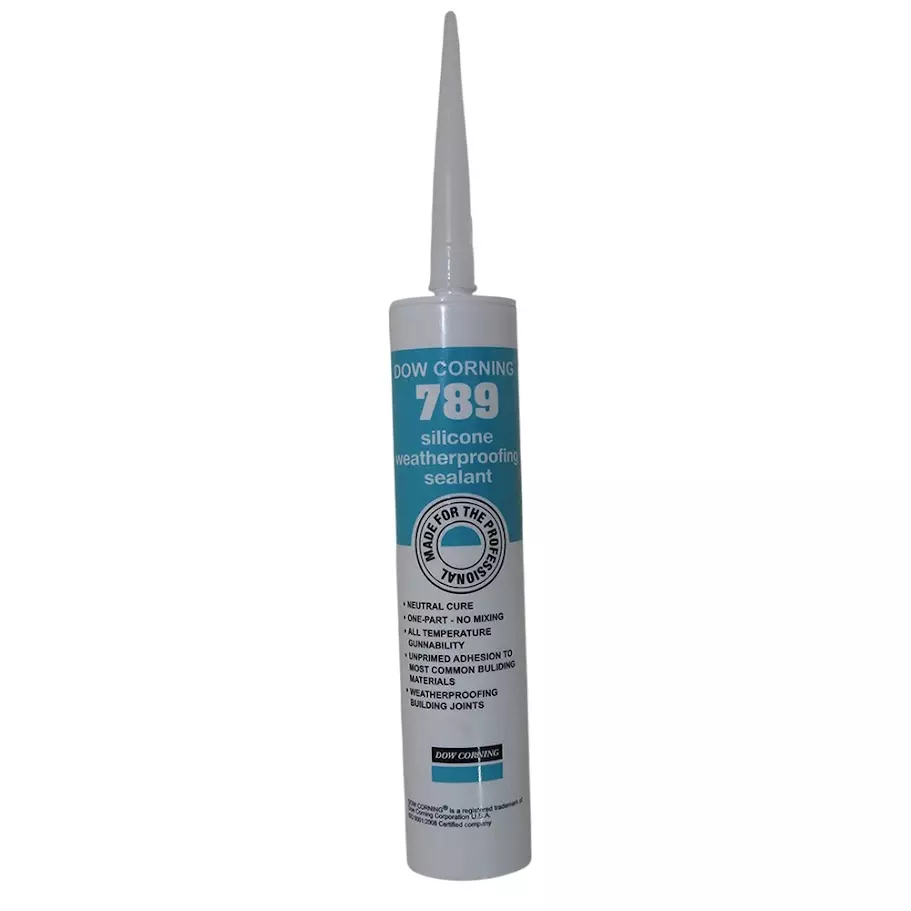 Dow Corning 789 Weatherproofing Silicon Sealant 300 ml Clear with Tube and Nozzle