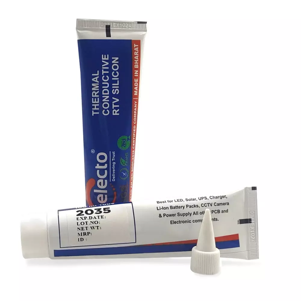 Electo 2035 RTV Silicon Sealant White Paste Item Form 100 ml Tube Packaging Type