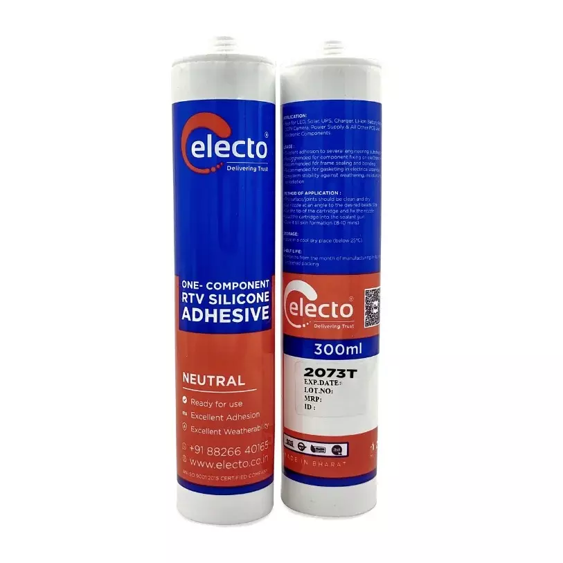 Electo 2073T RTV Thermal Adhesive White 1.5 TC Liquid Item Form 300 ml Cartridge Packaging Type
