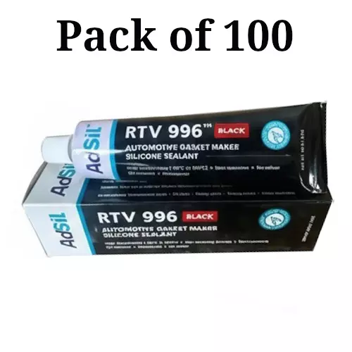 adsil-25-g-each-rtv-996-silicone-sealant-automotive-gasket-maker-black-for-commercial-purpose-pack-of-100