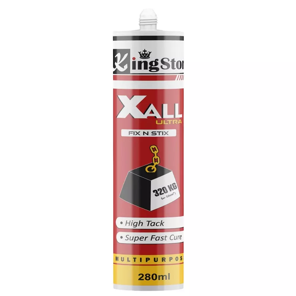 Kingston X-ALL Ultra 999 Sealant Adhesive 280 ml White (Pack of 25 Pcs)
